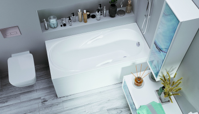 Ванна акриловая 1Marka "MEDEA" 150*70 (01ме1570)