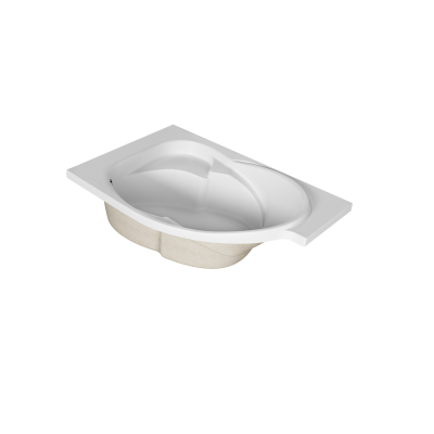 Ванна акриловая 1Marka "ERGONOMIKA" 158-175*110 L (01эрг17511л)