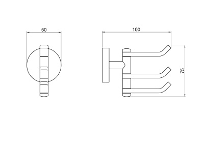 Крючок тройной AQUATEK БЕТТА (AQ4632CR) Крючок тройной AQUATEK БЕТТА (AQ4632CR)
