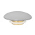 Накладка на слив для раковины ABBER светло-серая матовая, керамика (AC0014MLG)