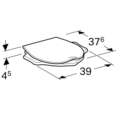Сиденье для унитаза детское Geberit 
Bambini
 (573365000)