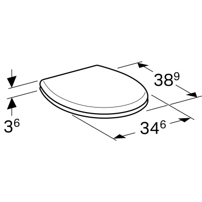 Сиденье для унитаза детское Geberit Bambini (573334000)