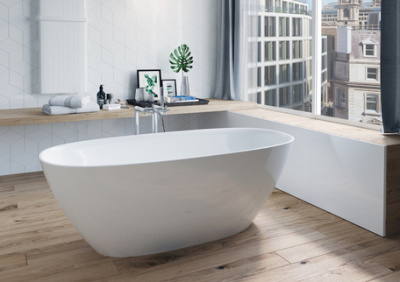 Ванна из материала Stonex® Roca Ariana 165х75 овальная белая (248470000) Ванна из материала Stonex® Roca Ariana 165х75 овальная белая (248470000)