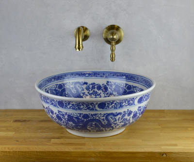 Раковина-чаша Bronze de Luxe Dragons 410х410х140 (6050)