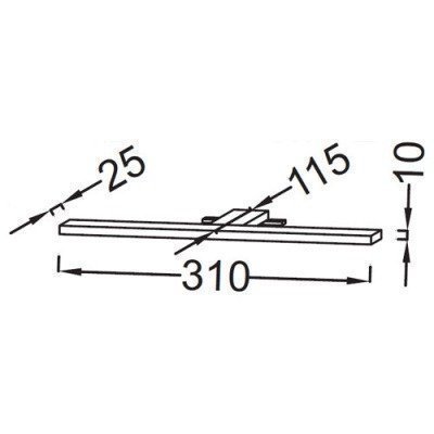 Подсветка Jacob Delafon - Struktura (EB1224-NF)