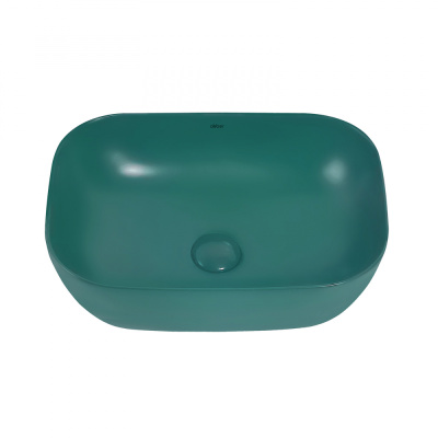 Раковина накладная ABBER Rechteck темно-зеленая матовая (AC2200MBG)