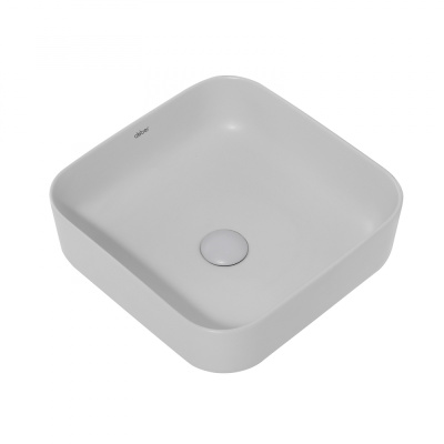 Раковина накладная ABBER Rechteck светло-серая матовая (AC2211MLG)