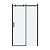 Дверь в нишу 100.K33.04.100.42.00 Classic (100*195) графит сатин, стекло прозрачное, 1 место (100.K33.04.100.42.00)